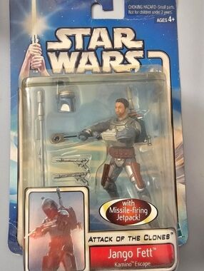 Star Wars Jango Fett Action Figure 2001